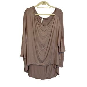Isaac Liev Tunic Top Brown 2XL